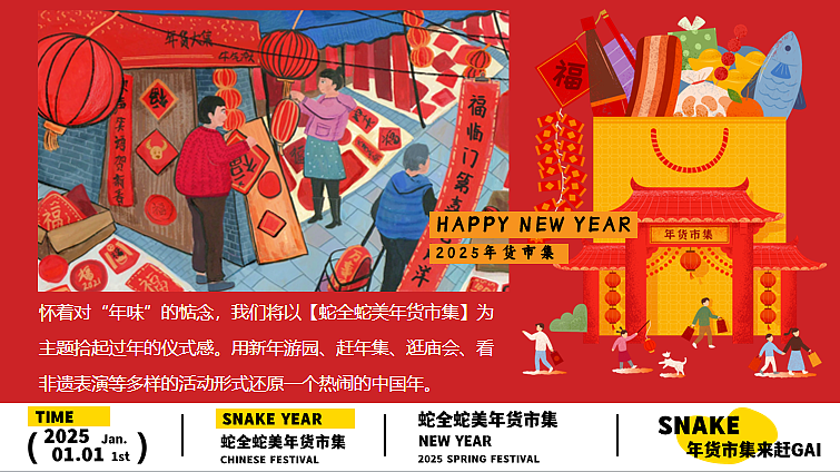 2025商场地产景区蛇年年货大集主题活动策划案