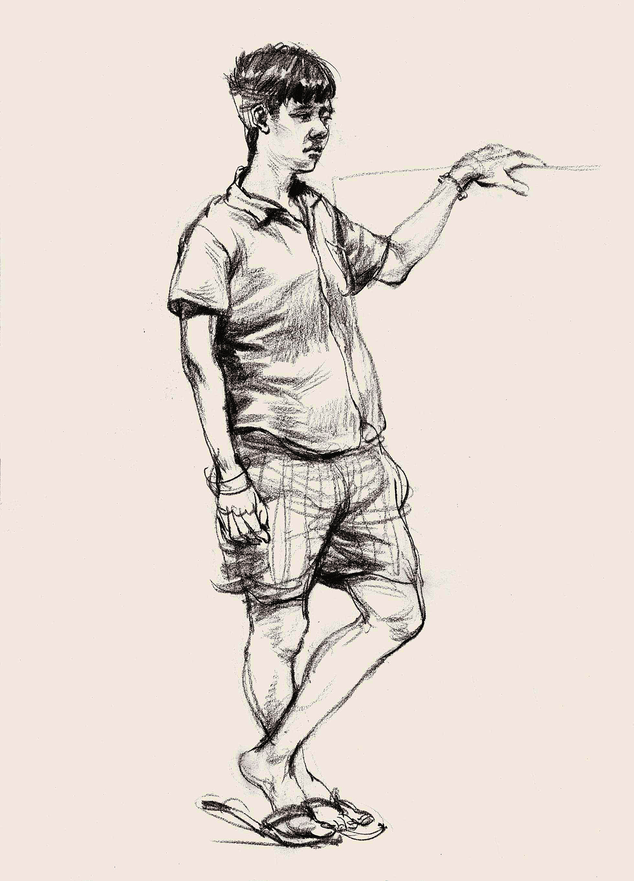 人物速写（图ZMTM3OTEzMzIw） - 绘画 - 站酷设计师艺人xht原创素材 - 站酷ZCOOL