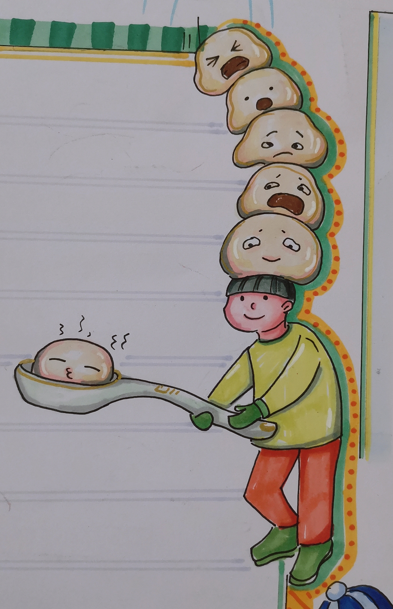 元宵节手抄报（图ZMjcxMTU1MzM2） - 创作习作 - 站酷设计师画画的暖疯原创素材 - 站酷ZCOOL