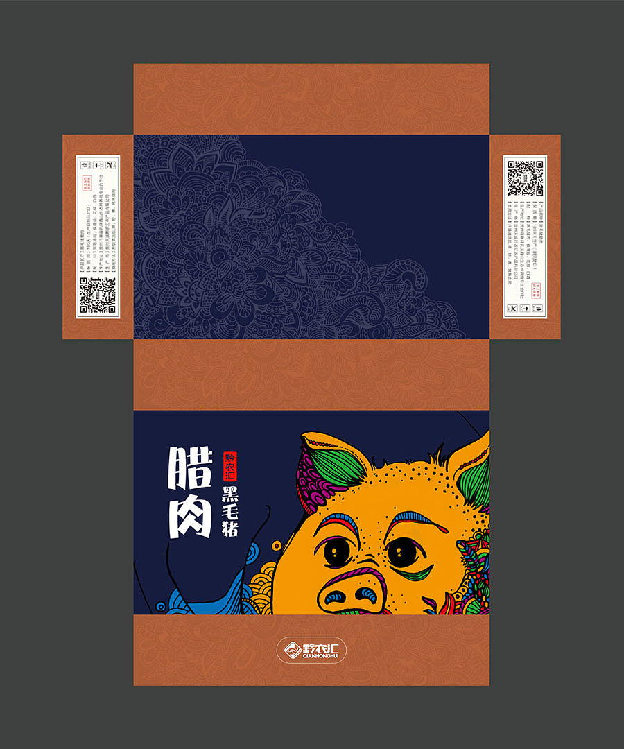 腊肉包装（图ZMTA1OTYxODI0） - 包装 - 站酷设计师杨小凤er原创素材 - 站酷ZCOOL