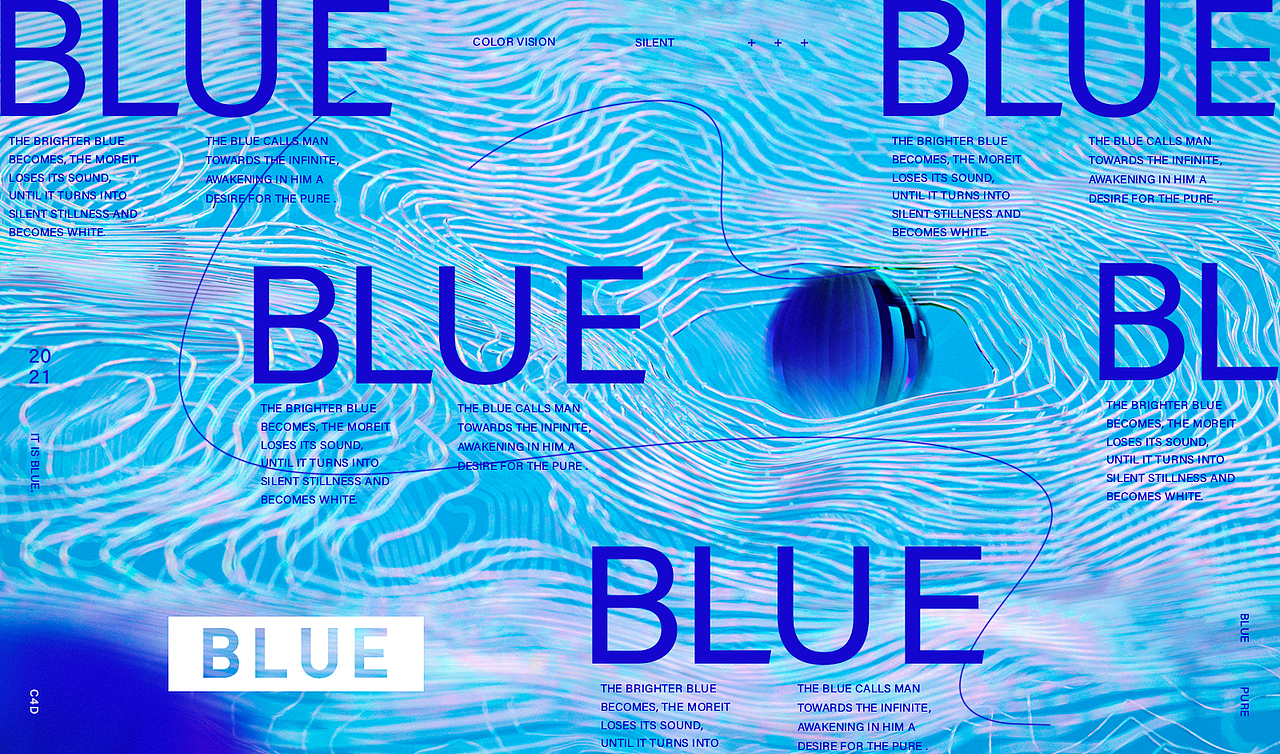 蓝色概念的视觉 | 2021（图ZMjY2NTIxMzcy） - 宣传物料 - 站酷设计师iii清空原创素材 - 站酷ZCOOL