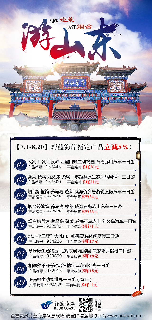 最近的微信旅游海报