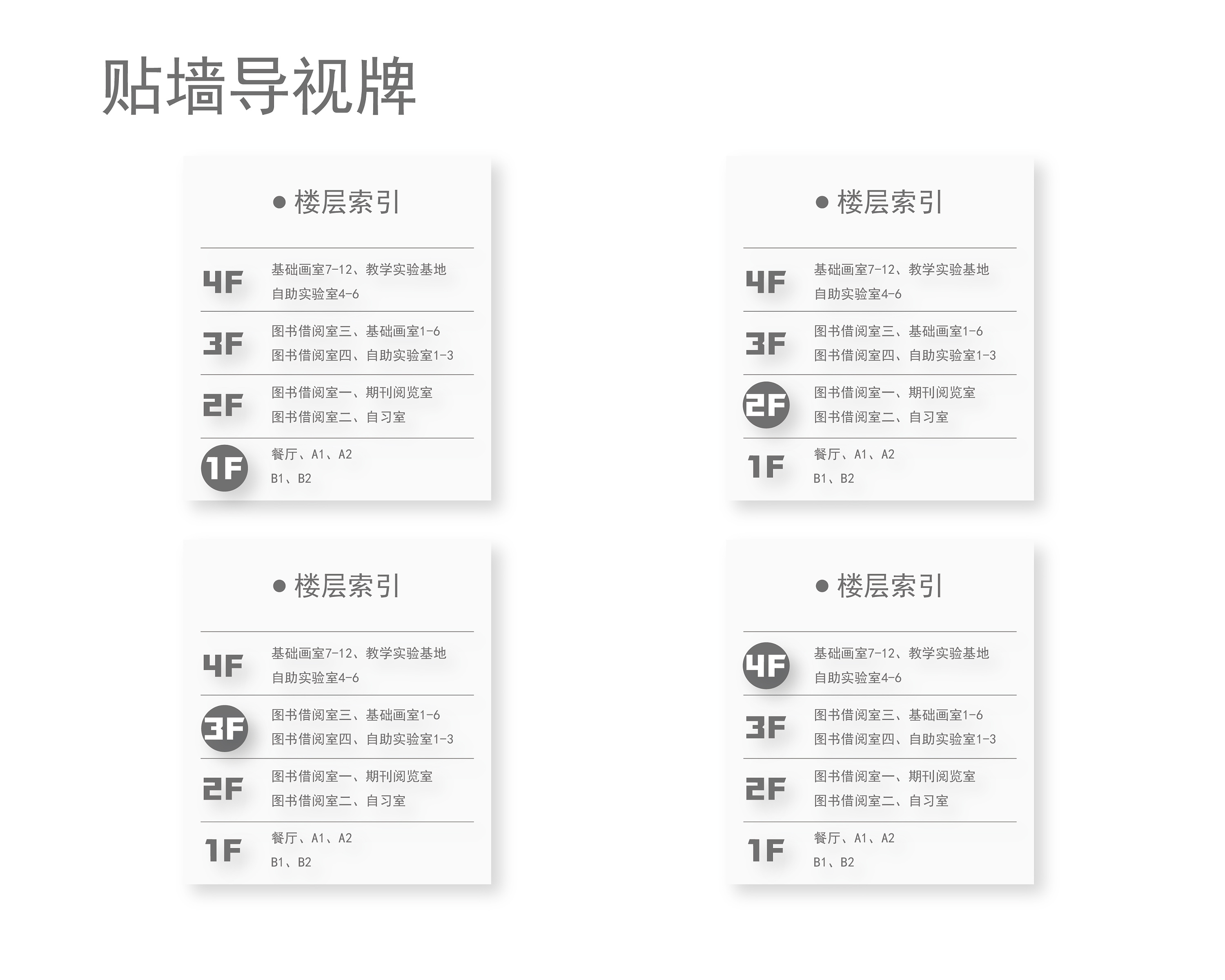 南广图书馆导视系统设计