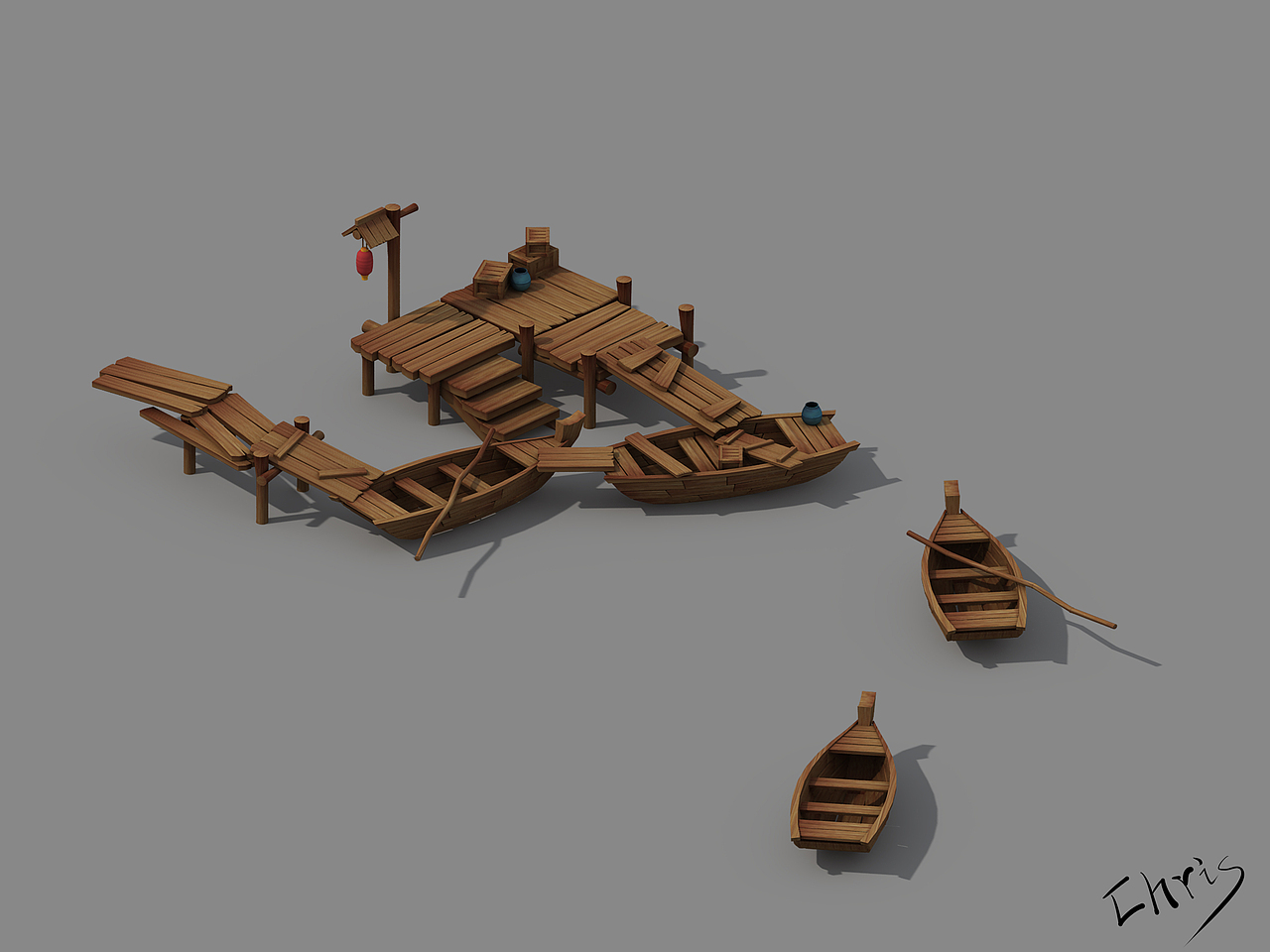 2.5D游戏场景（图ZOTEzODMyOTI=） - 场景 - 站酷设计师Chr1sJ原创素材 - 站酷ZCOOL