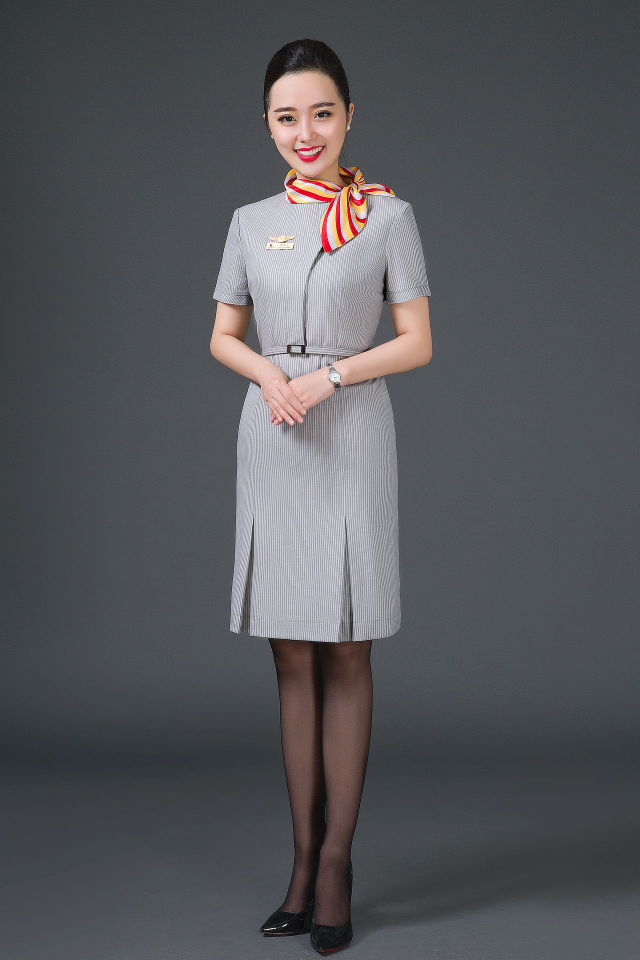 空乘制服 人像精修（图ZMTgwMjE1MDc2） - 人像摄影 - 站酷设计师初小乎原创素材 - 站酷ZCOOL