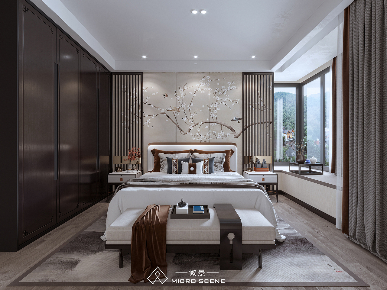 新中式空间（图ZMjExNjQ1MzA4） - 家装设计 - 站酷设计师單人旅途原创素材 - 站酷ZCOOL