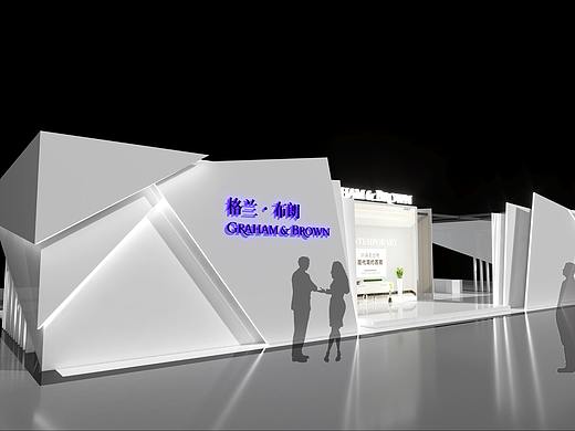 折纸造型 墙纸家居展台