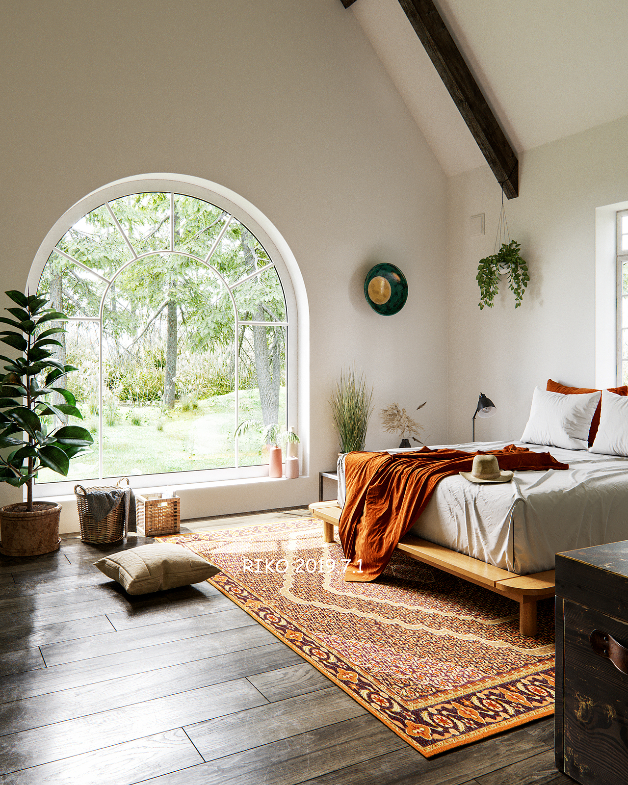Forest bedroom