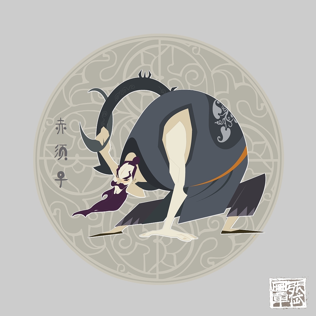 白眉大侠评书人物设计