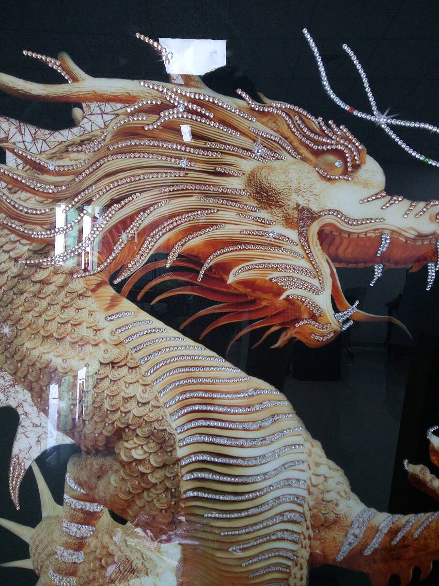 乾唐晶瓷画展示