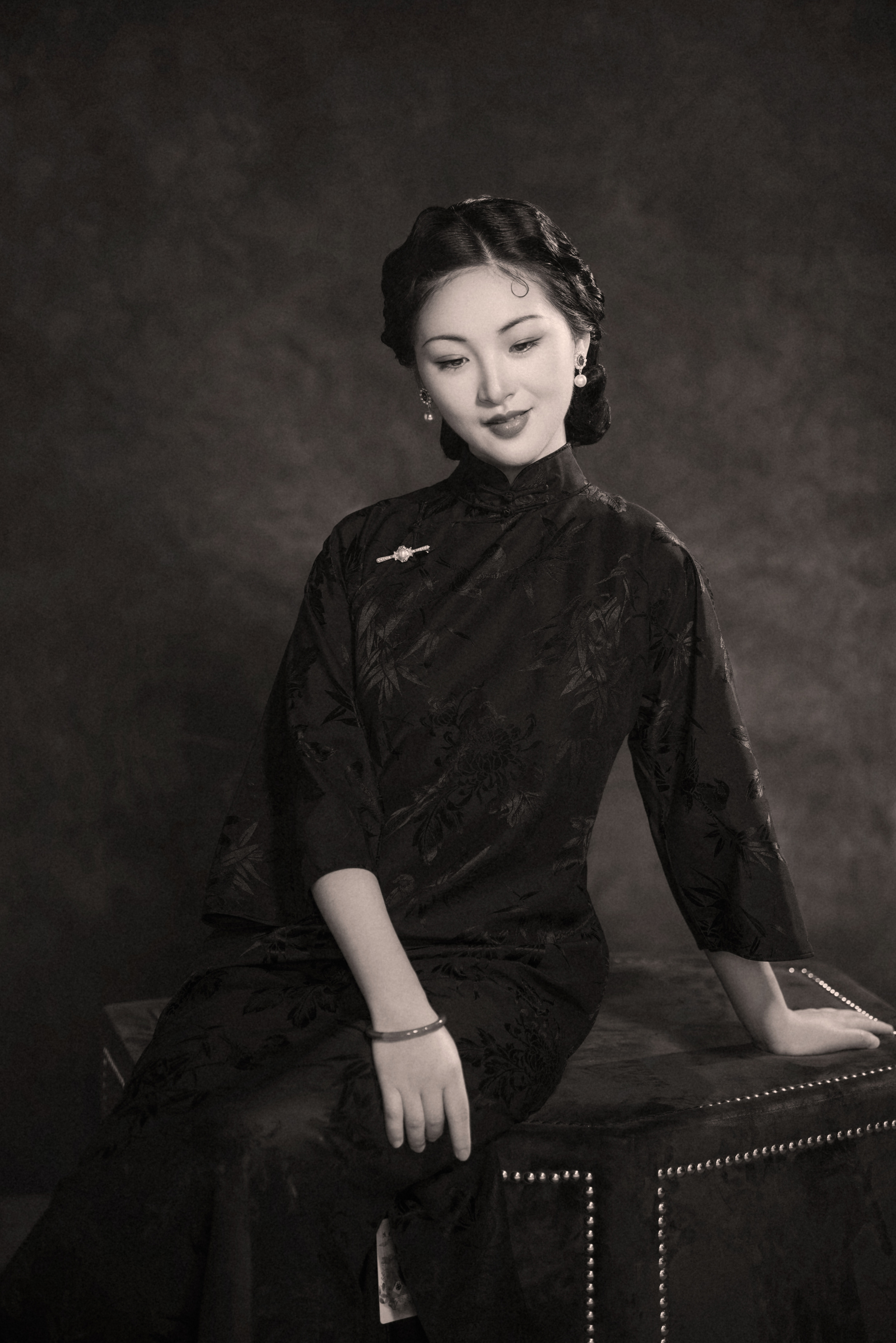 民国老画报|摄影|人像摄影|谷子旗袍照相 - 原创作品 - 站酷 (zcool)