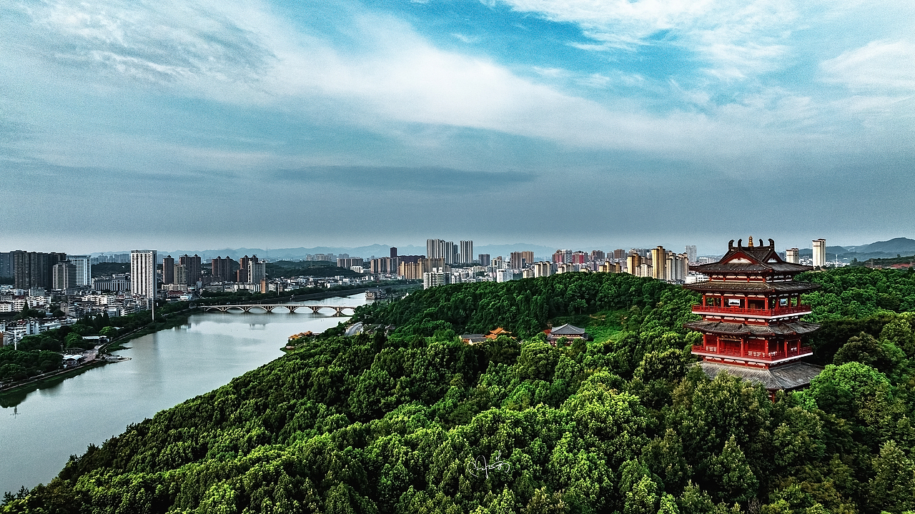 青山绿水间 富美新夷陵（图ZMzEyNTM1NzQ4） - 环境/建筑摄影 - 站酷设计师闫正荣原创素材 - 站酷ZCOOL