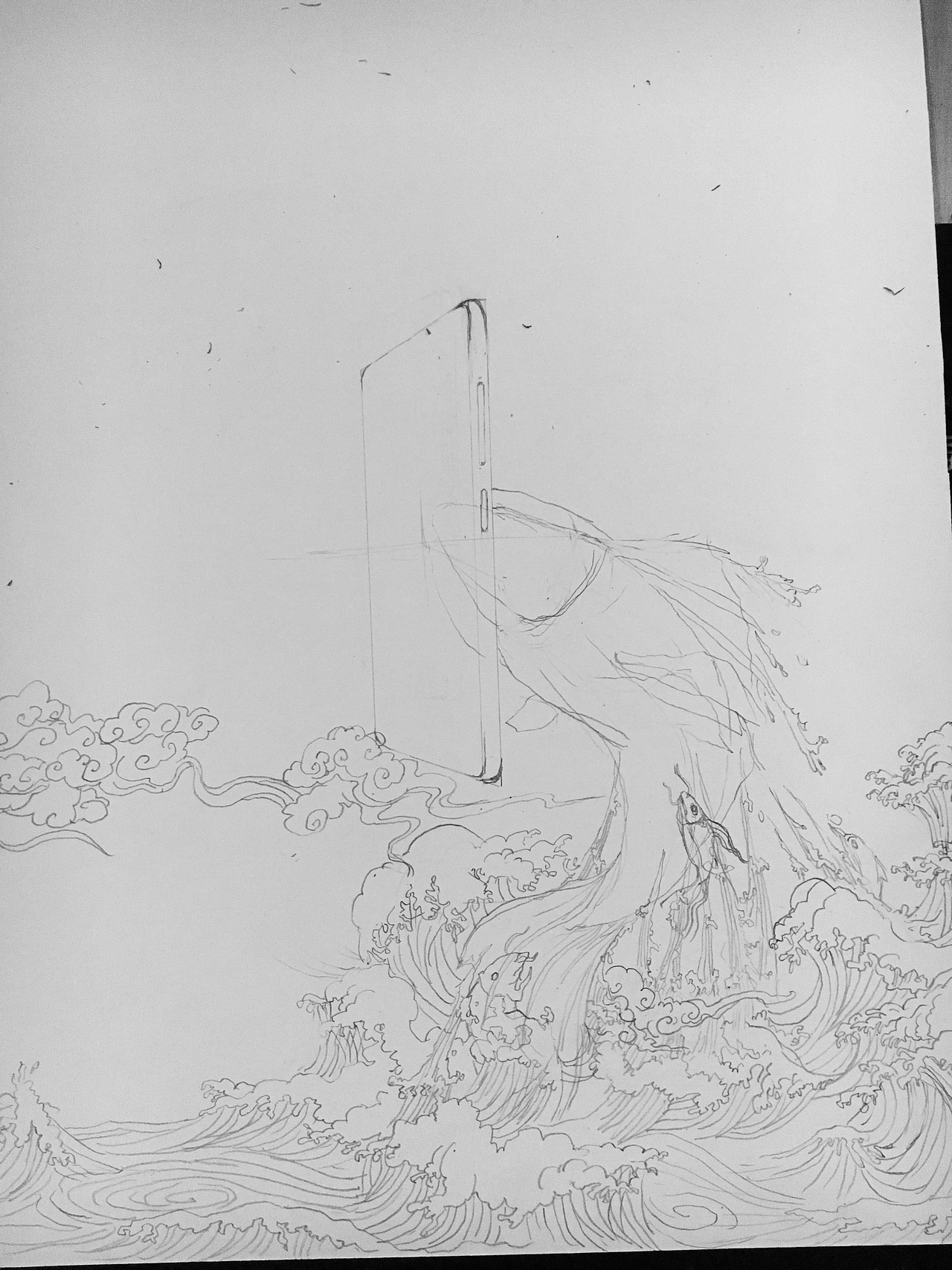 鯉躍&破繭—vivo告別不快（圖ZNTM2OTk0NDA=） - 商業(yè)插畫 - 站酷設計師SunpoolZCG原創(chuàng)素材 - 站酷ZCOOL