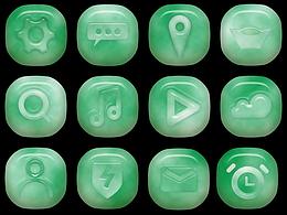 玉石質(zhì)地手機(jī)圖標(biāo)