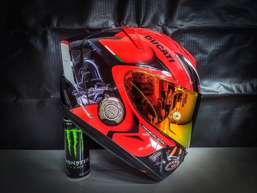 shoei x14 杜卡迪v4sr 车型版花头盔个性定制涂装