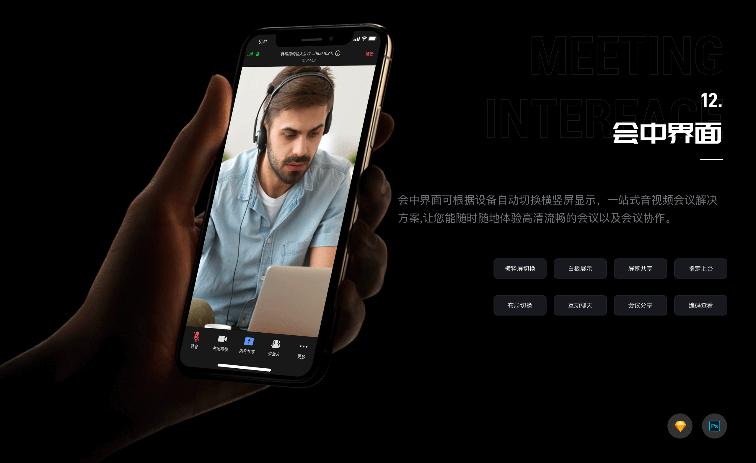 远程会议（图ZMjc3MzU4NTQ0） - APP界面 - 站酷设计师许小鹏原创素材 - 站酷ZCOOL