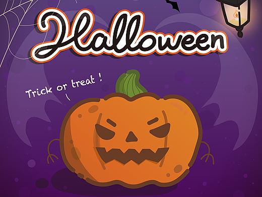 万圣节双面小南瓜