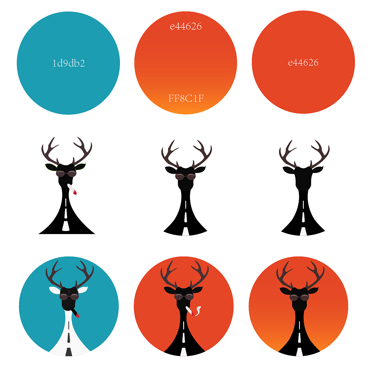 鹿程logo设计思路