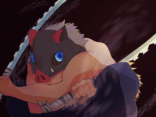 一只帅猪