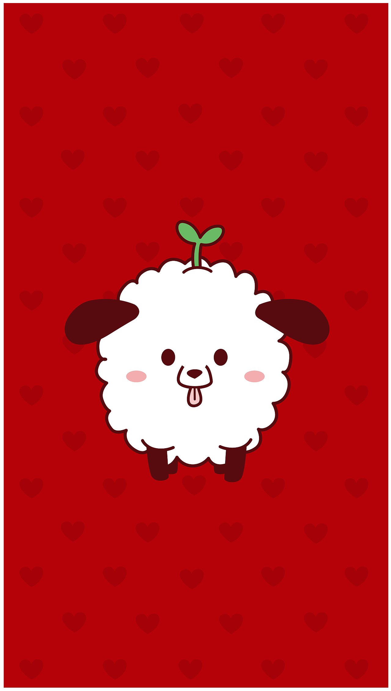 2018 情人节手机壁纸（图ZMTA1MTIzMjAw） - 艺术插画 - 站酷设计师菲猫咪原创素材 - 站酷ZCOOL