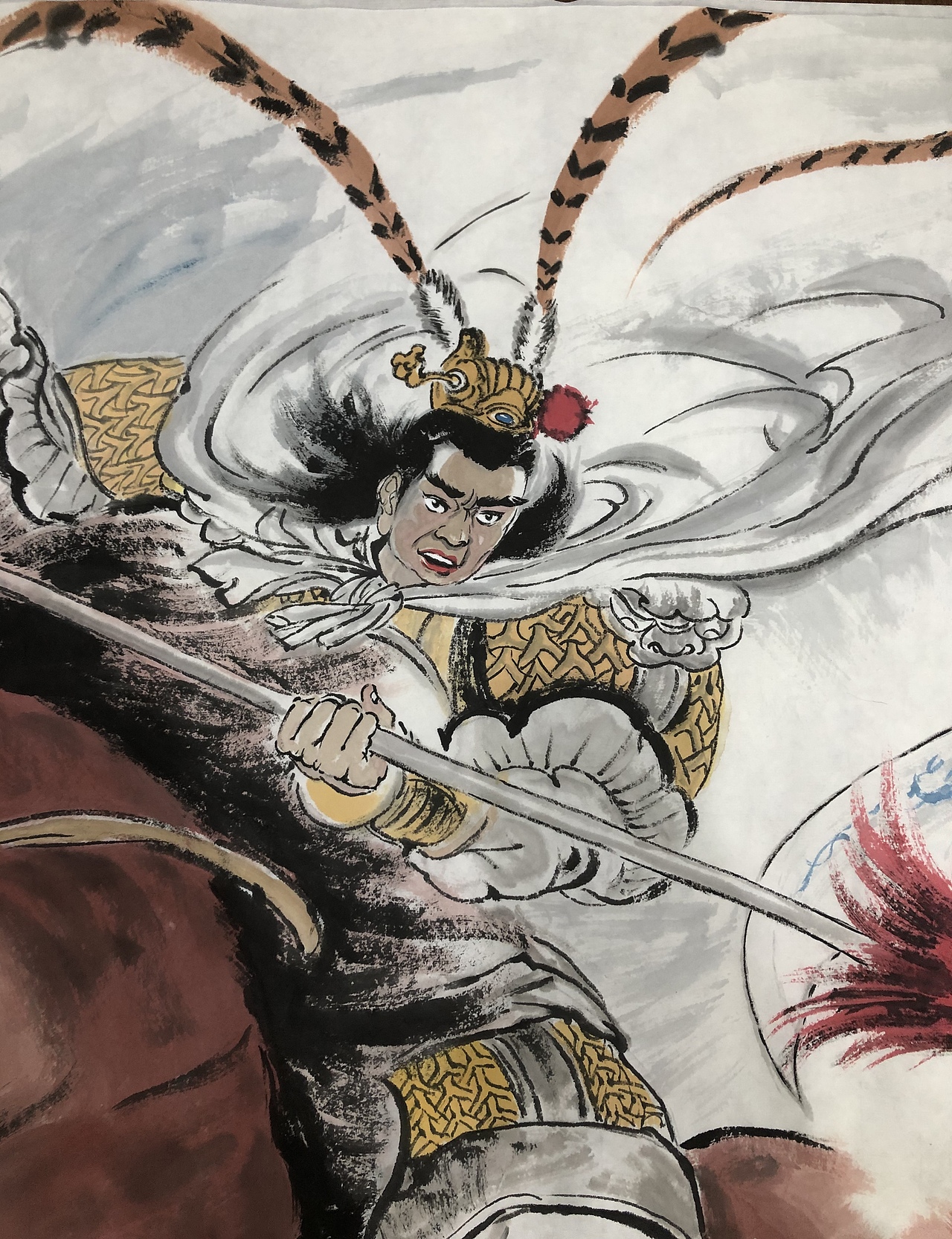 三英战吕布|纯艺术|绘画|ms书生_0923_原创作品-站酷(zcool)