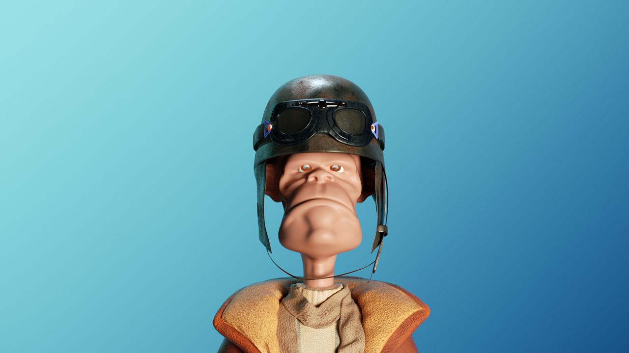 3D NFT project " THE CALM MAN "