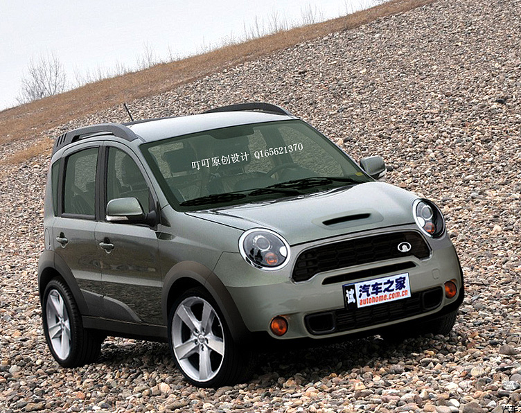 长城哈弗m1 改装前脸