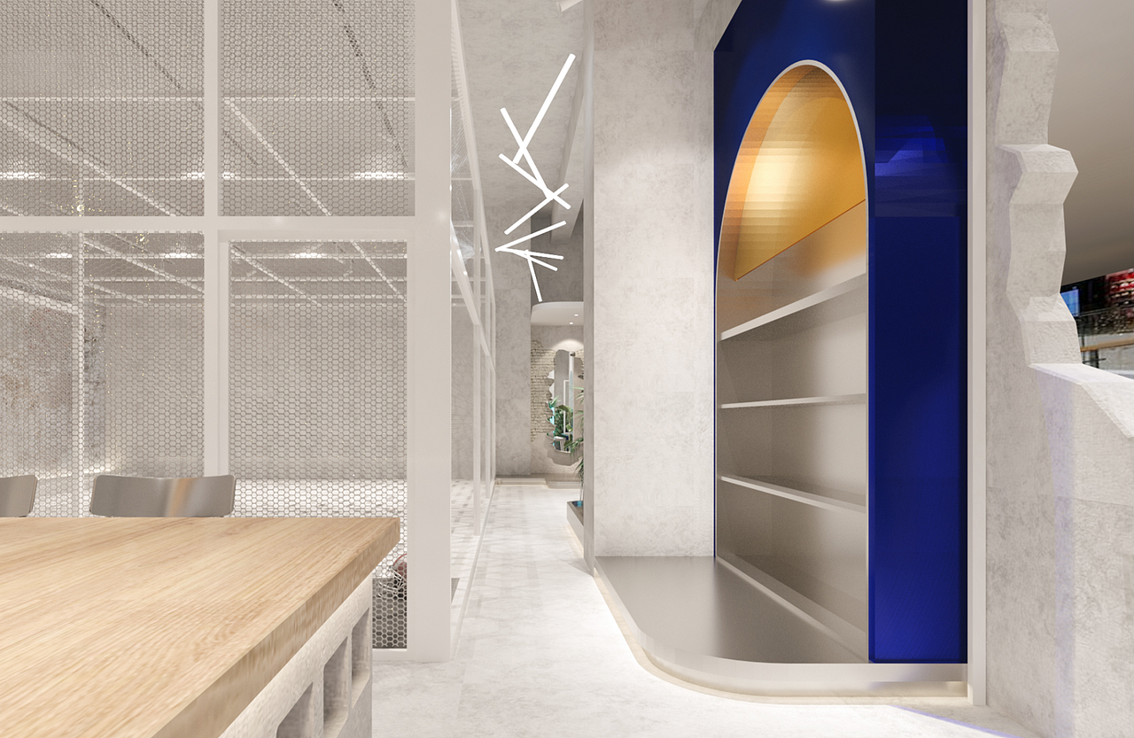 设计效果图(周边展示区)