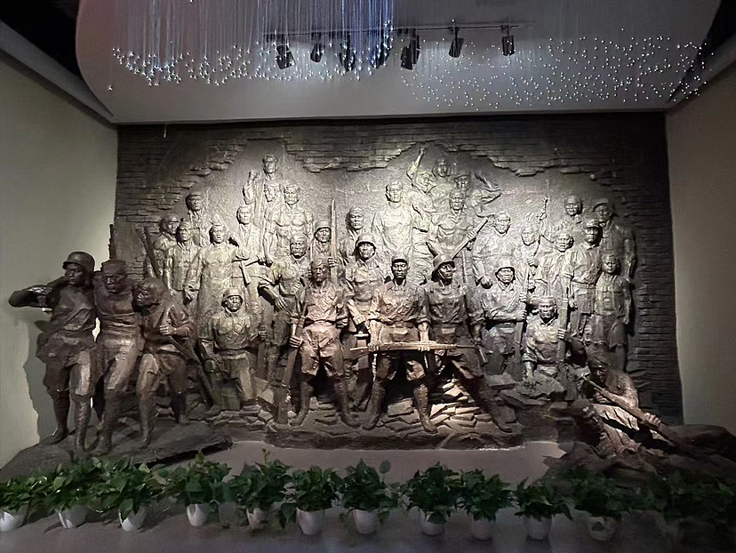革命根据地展厅浮雕设计定制公司