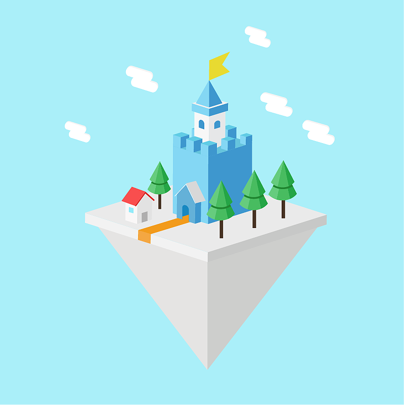 5d的插画非常受用户的喜爱,看腻了扁平风的简约,有立体感的画风让人身