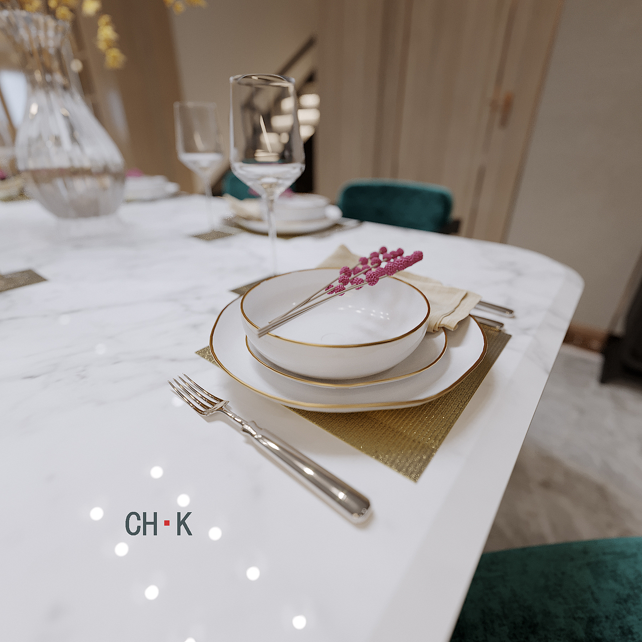 新中式客餐厅（图ZMTQ2MzIyNzI4） - 家装设计 - 站酷设计师棉棒原创素材 - 站酷ZCOOL