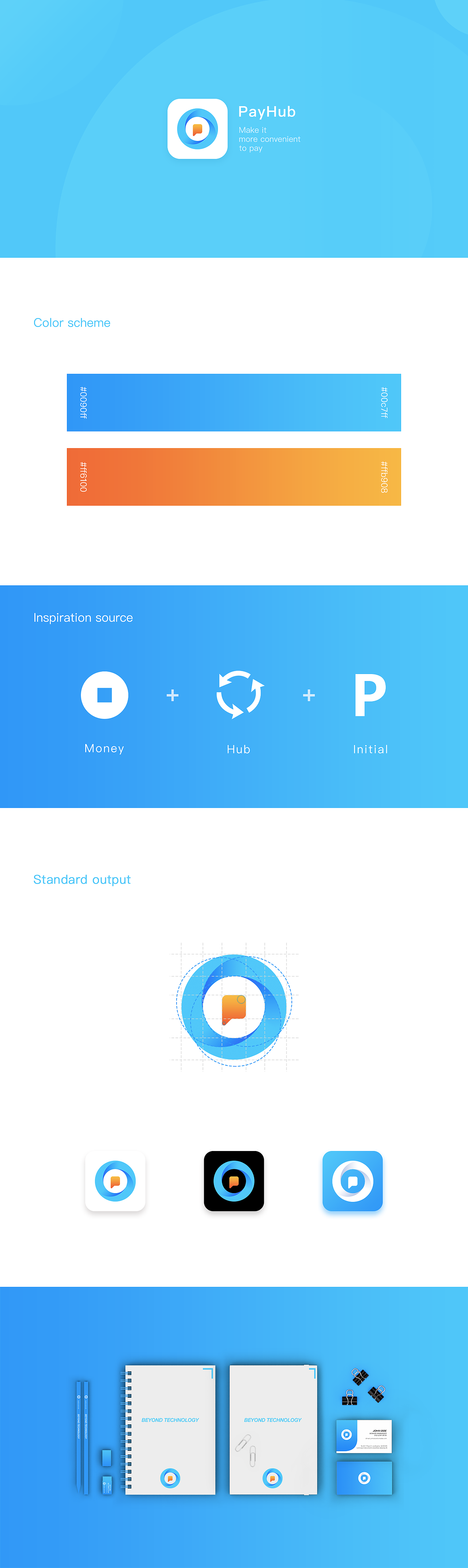 PAYHUB品牌LOGO设计（图ZMTAxMTM4NjIw） - 品牌 - 站酷设计师到不了的都叫远方原创素材 - 站酷ZCOOL