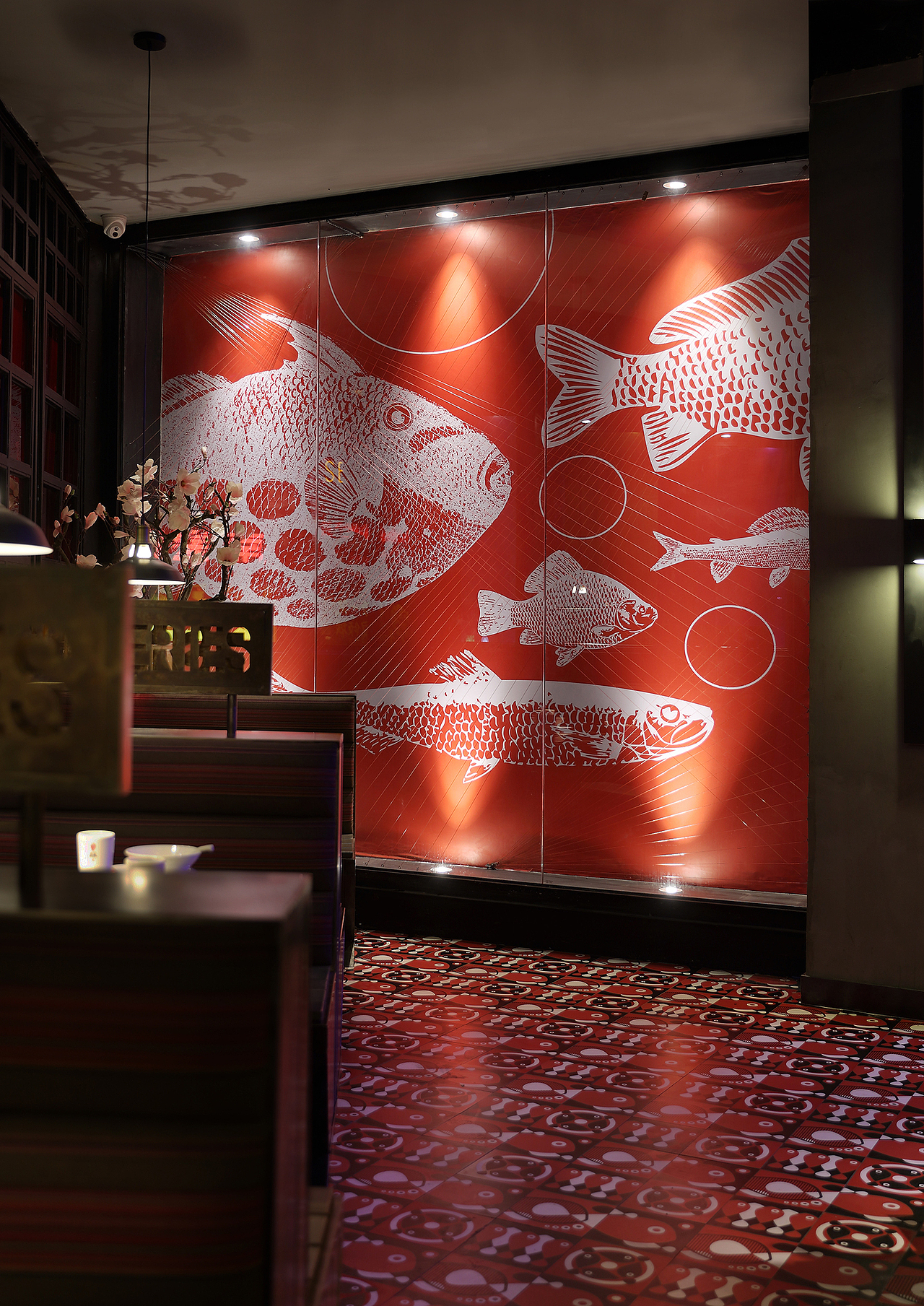深圳餐饮空间设计，鱼系：经得起“烤”验的鱼文化餐厅（图ZMTY2MjM1NTky） - 家装设计 - 站酷设计师艺鼎装饰设计原创素材 - 站酷ZCOOL