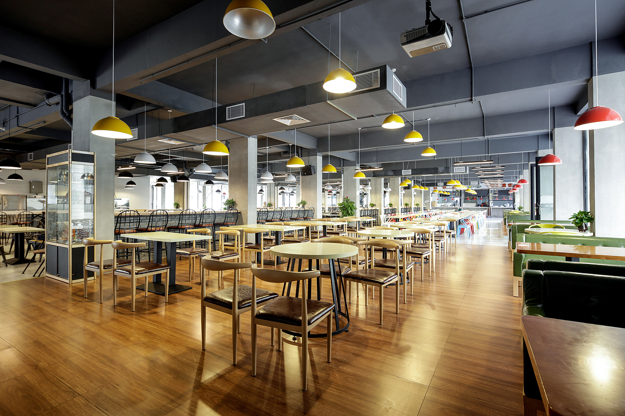 ｜东莞时代工厂职工食堂｜ 空间摄影（图ZMTU0MDU2NzA4） - 环境/建筑摄影 - 站酷设计师云时影像原创素材 - 站酷ZCOOL