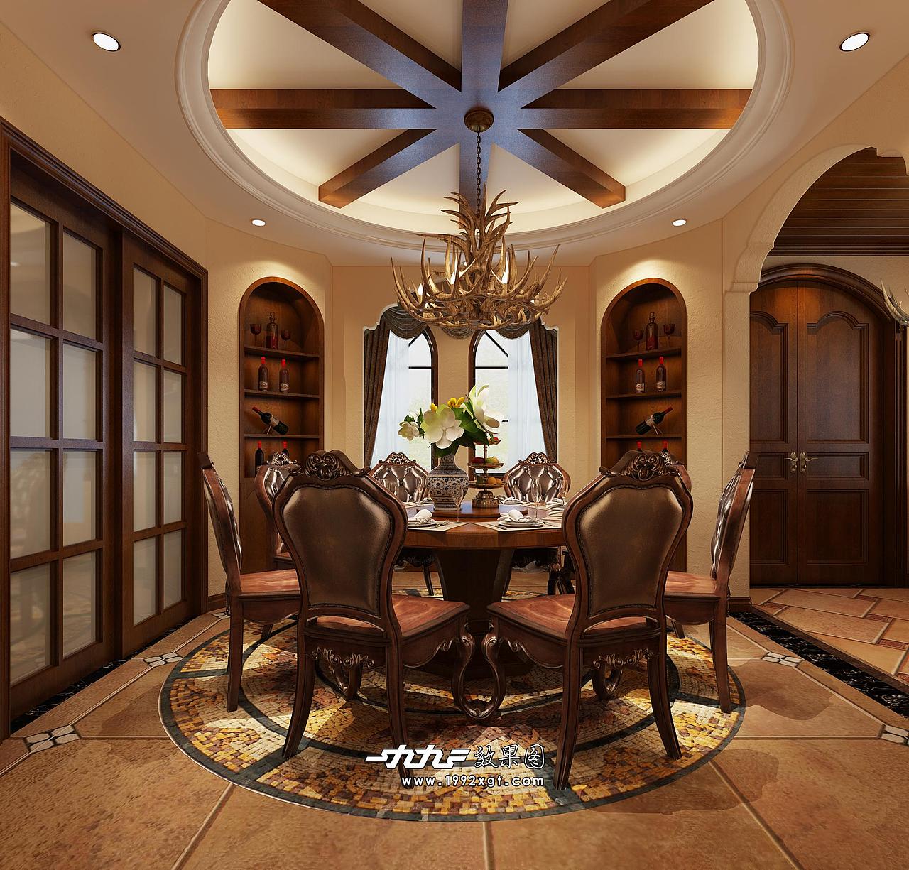 复古美式风格设计表现