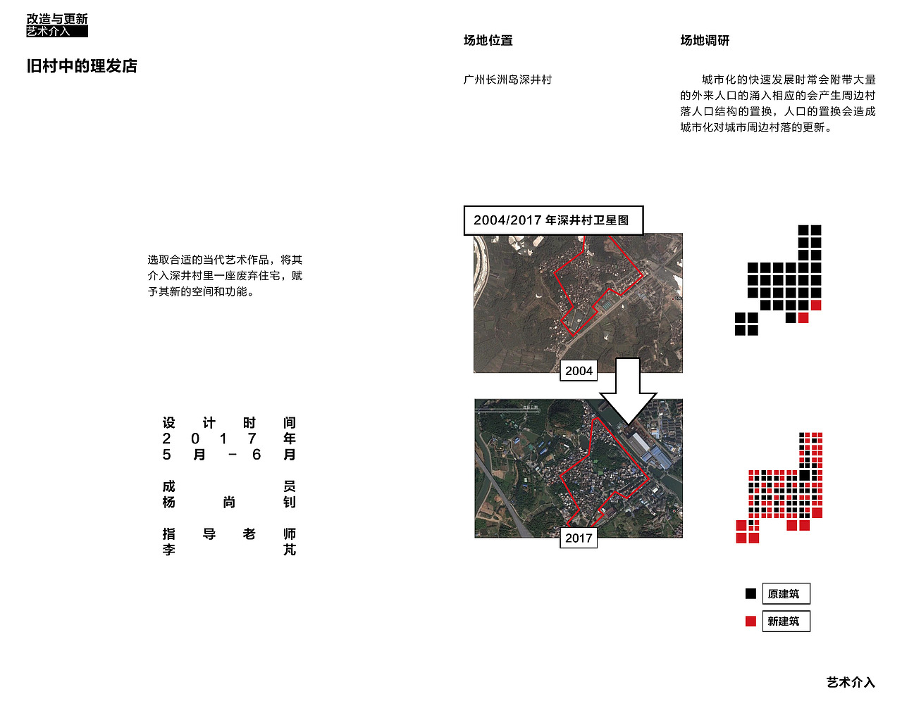 旧村中的理发店