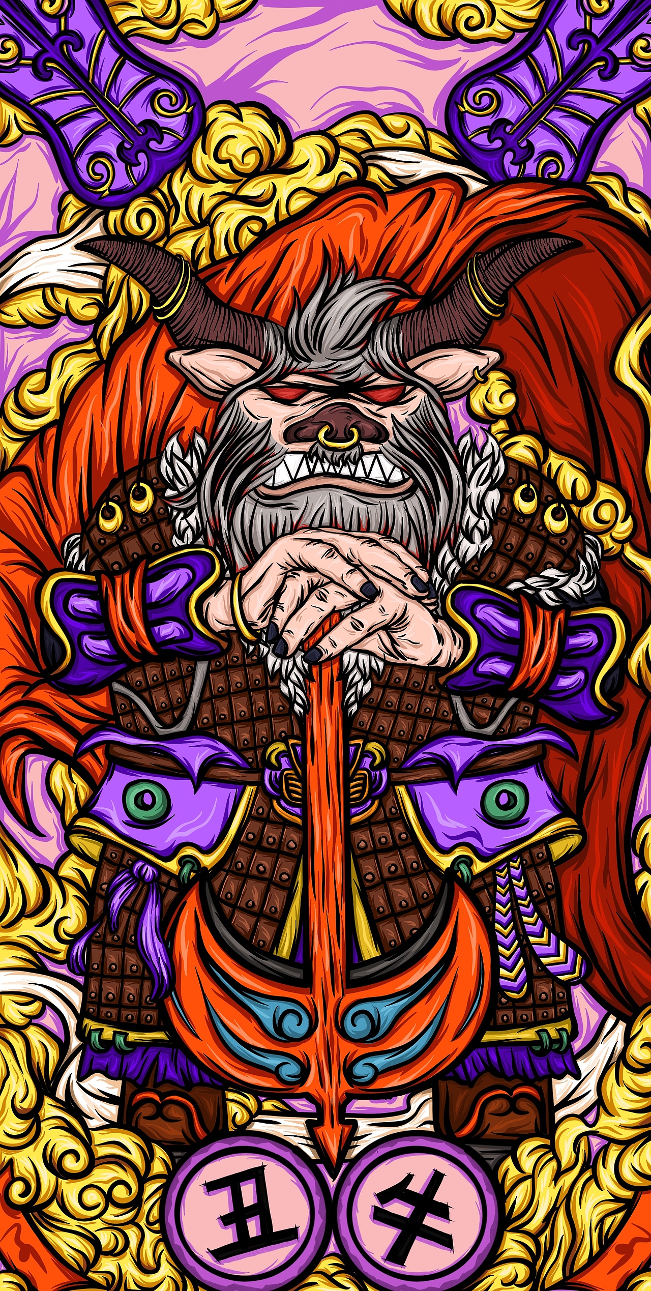 十二生肖之国潮（图ZMjI1ODg5NjE2） - 艺术插画 - 站酷设计师杨三岁KIKI原创素材 - 站酷ZCOOL