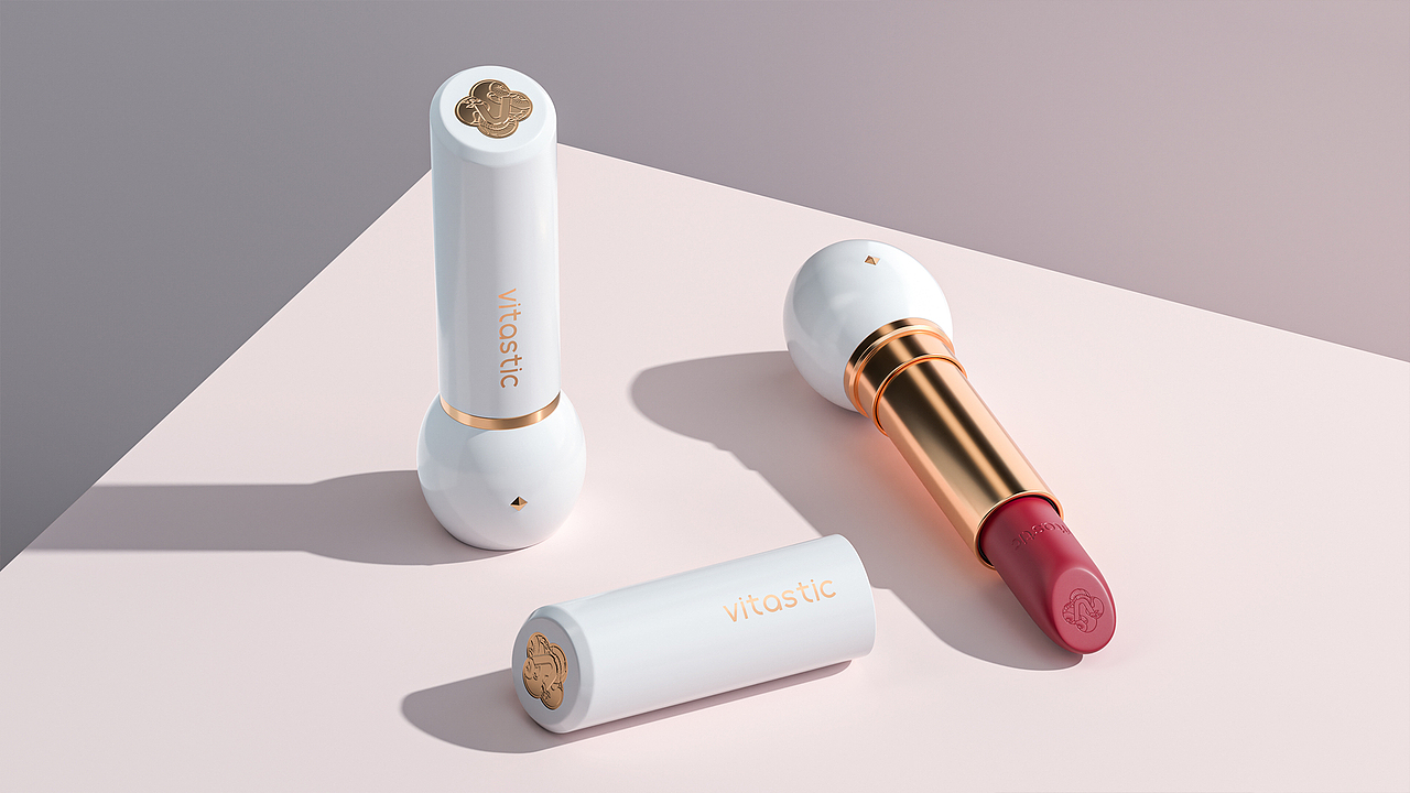 口红产品设计- 口红包装设计 | vitastic（图ZMjY0MDcxNzc2） - 包装 - 站酷设计师同道包装设计原创素材 - 站酷ZCOOL