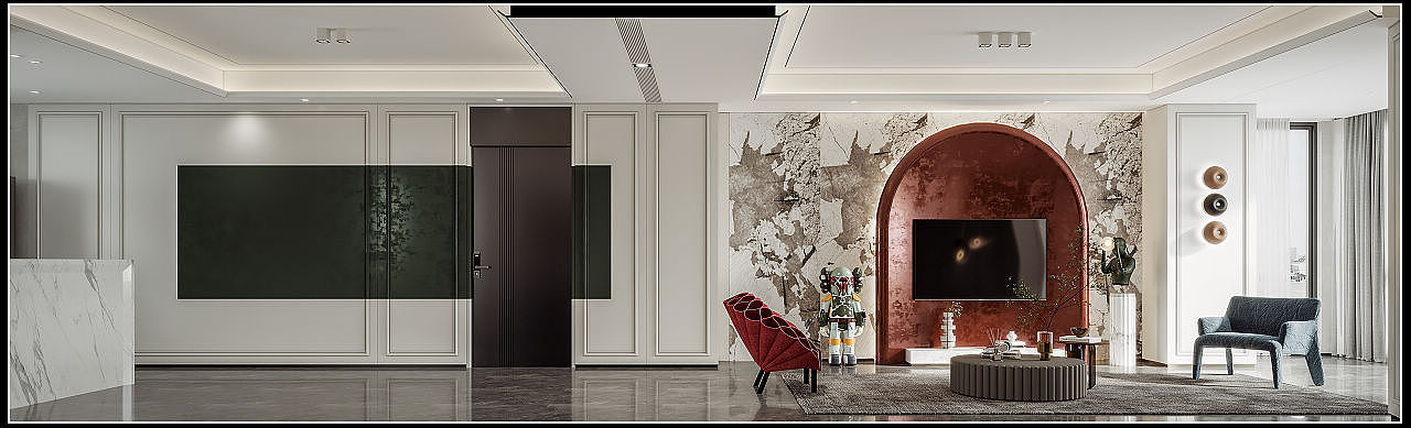 筋斗云效果图 家装展示