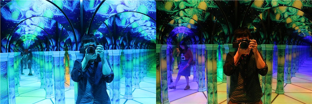 星夜主题镜子迷宫丨互动装置艺术