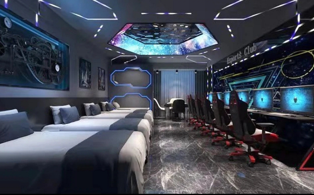 贵州贵阳/遵义/安顺/兴义电竞公寓/电竞酒店装修设计（图ZMjM0NDI3NzY0） - 家装设计 - 站酷设计师网咖电竞酒店设计原创素材 - 站酷ZCOOL