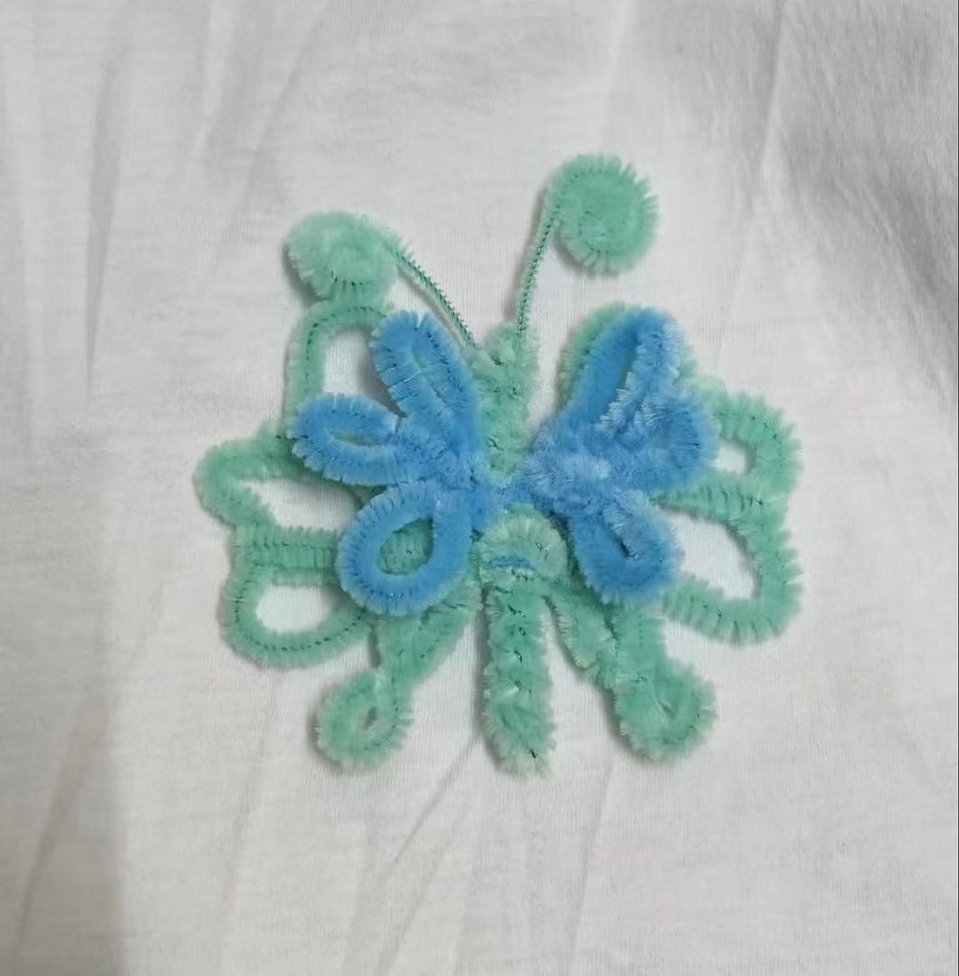 手工扭扭棒蝴蝶🦋…成品很好看✨