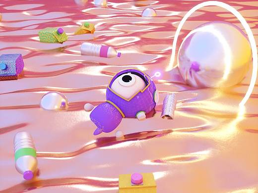 C4D 银河系边缘漫游指南（美院毕业设计）