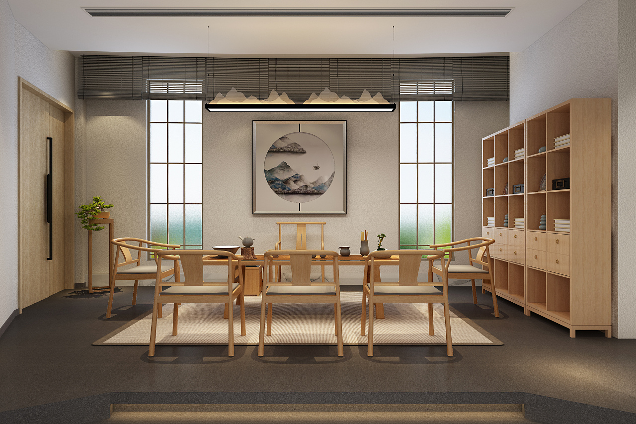 中式餐厅|空间|室内设计|YUE商业展示设计 - 原创作品 - 站酷 (ZCOOL)
