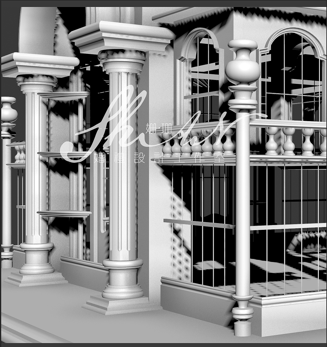 3D婚礼设计模型（图ZMTUzOTU2NTA4） - 建筑/空间 - 站酷设计师婚礼设计工作室原创素材 - 站酷ZCOOL