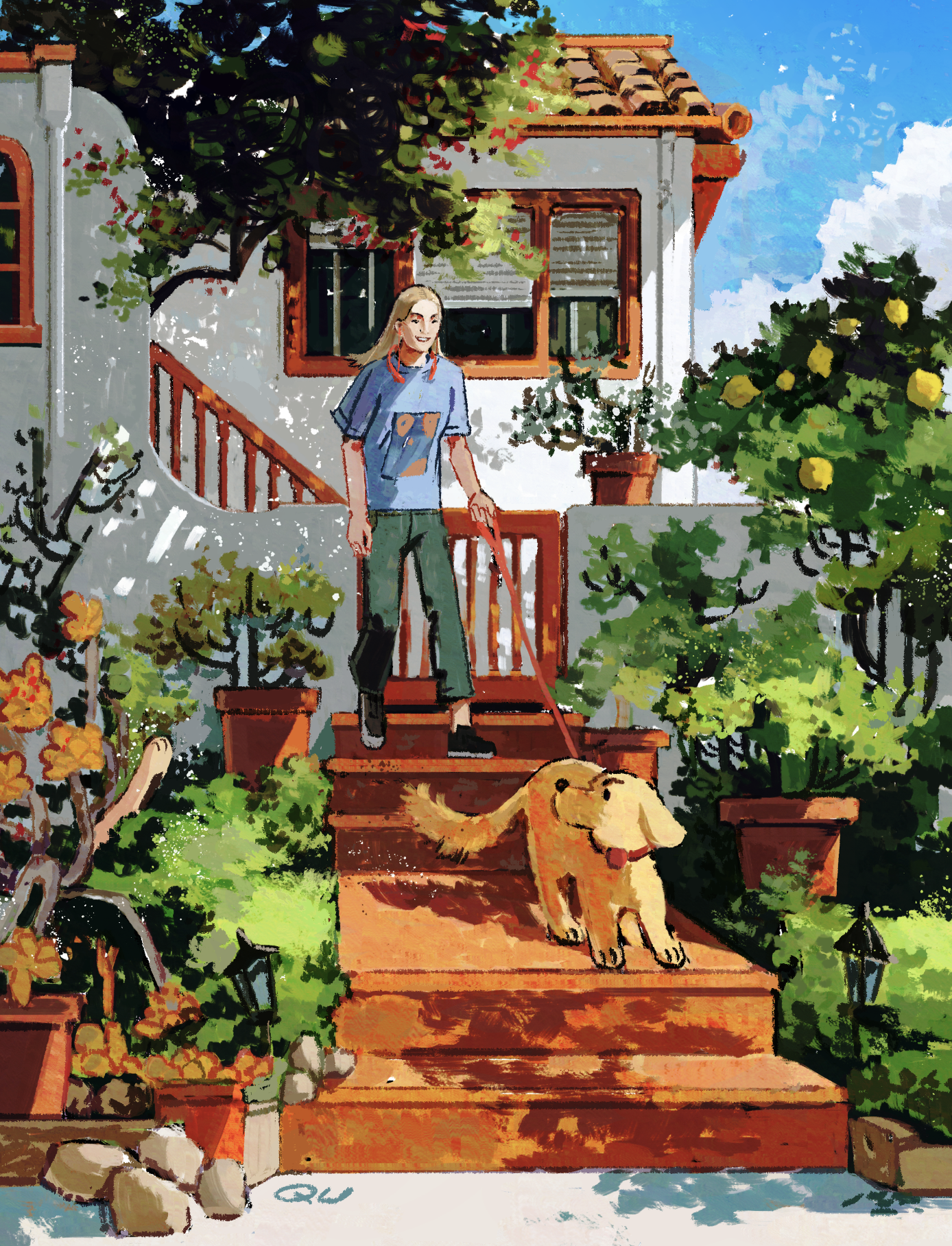 加州阳光日|插画|插画习作|天然_tianran - 原创作品 - 站酷 (zcool)