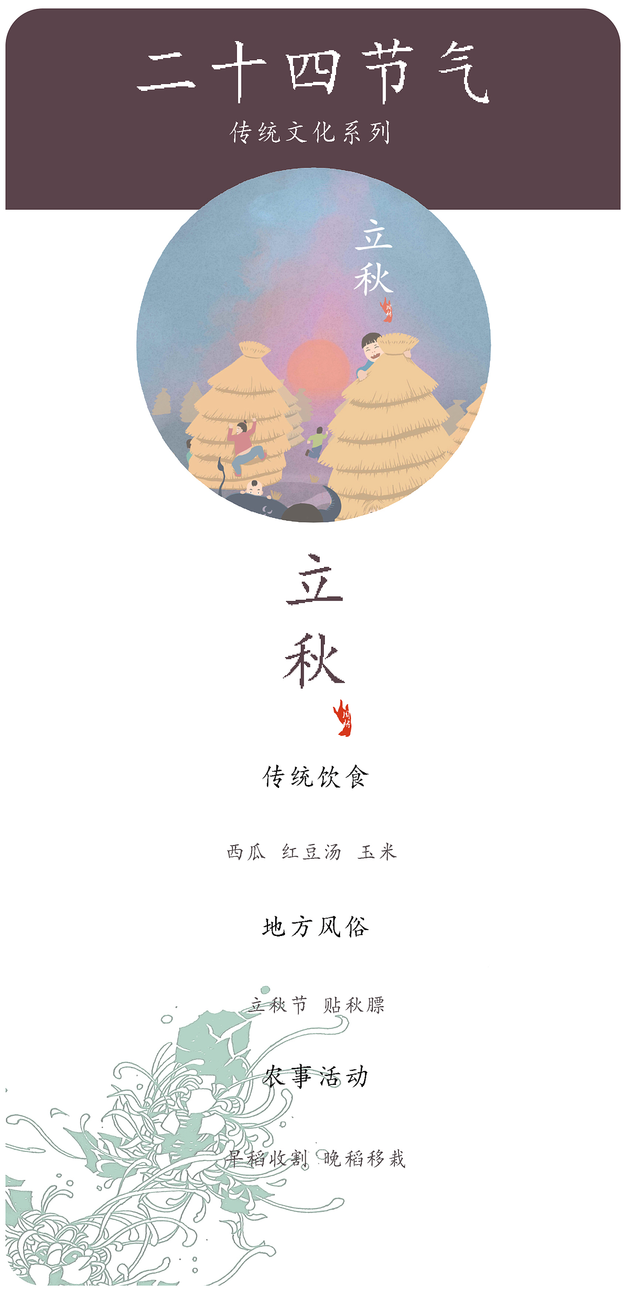 二十四节气（附）（图ZMzM3OTU2NjQ=） - 商业插画 - 站酷设计师海的风原创素材 - 站酷ZCOOL