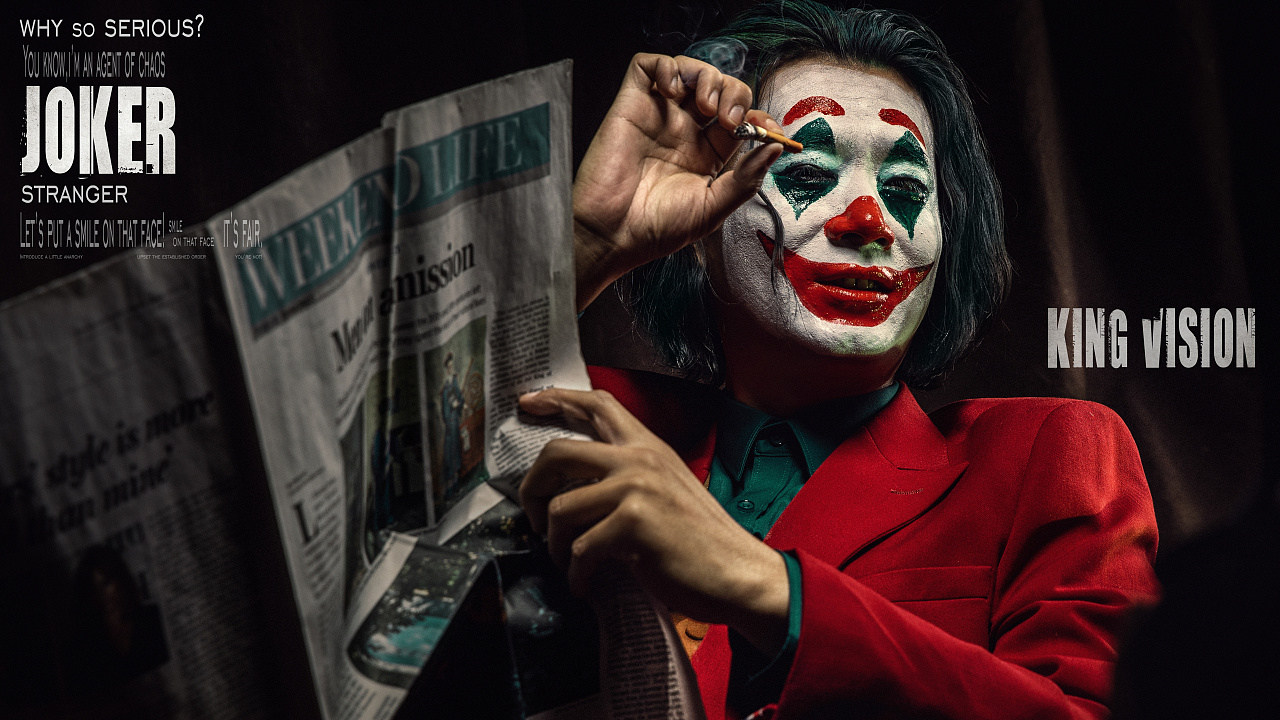 小丑joker|摄影|人像|摄影师超人先生 原创作品 站酷(zcool)