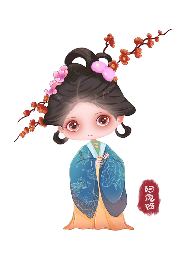 Q版古风（图ZMzI2NTcxODEy） - 商业插画 - 站酷设计师阿凤呀原创素材 - 站酷ZCOOL