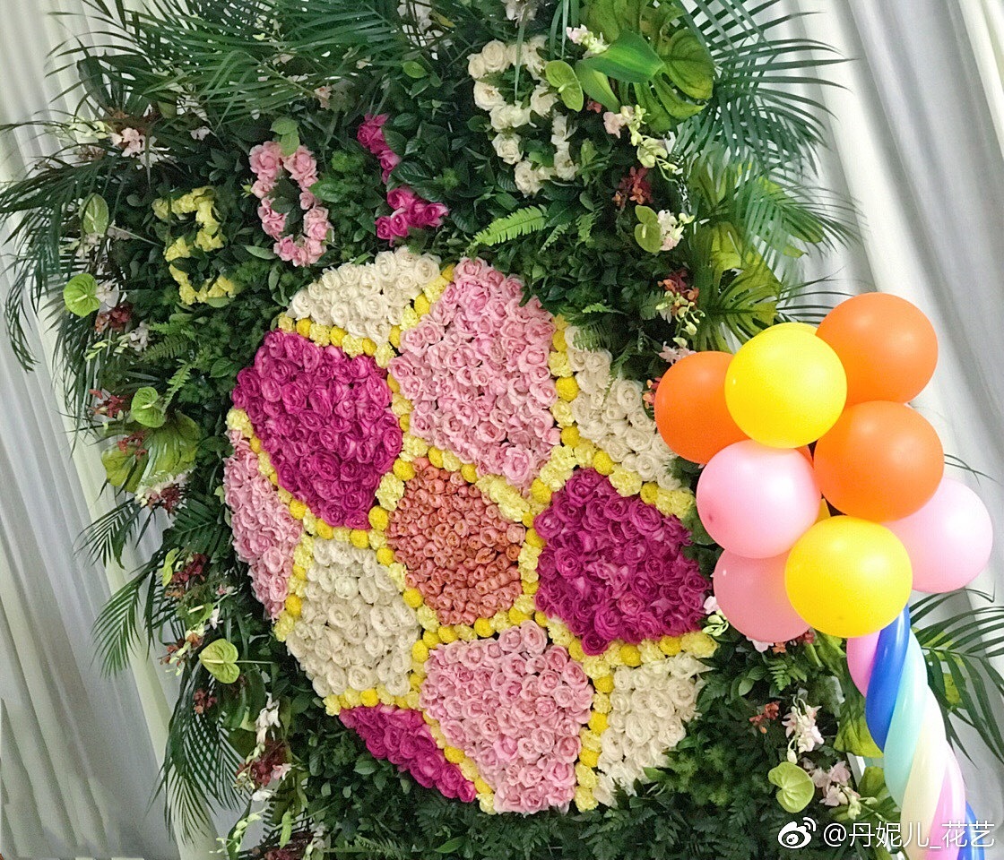 足球花艺（图ZMTE5OTI5Mjg4） - 其他手工艺 - 站酷设计师李诗丹妮儿_花艺原创素材 - 站酷ZCOOL